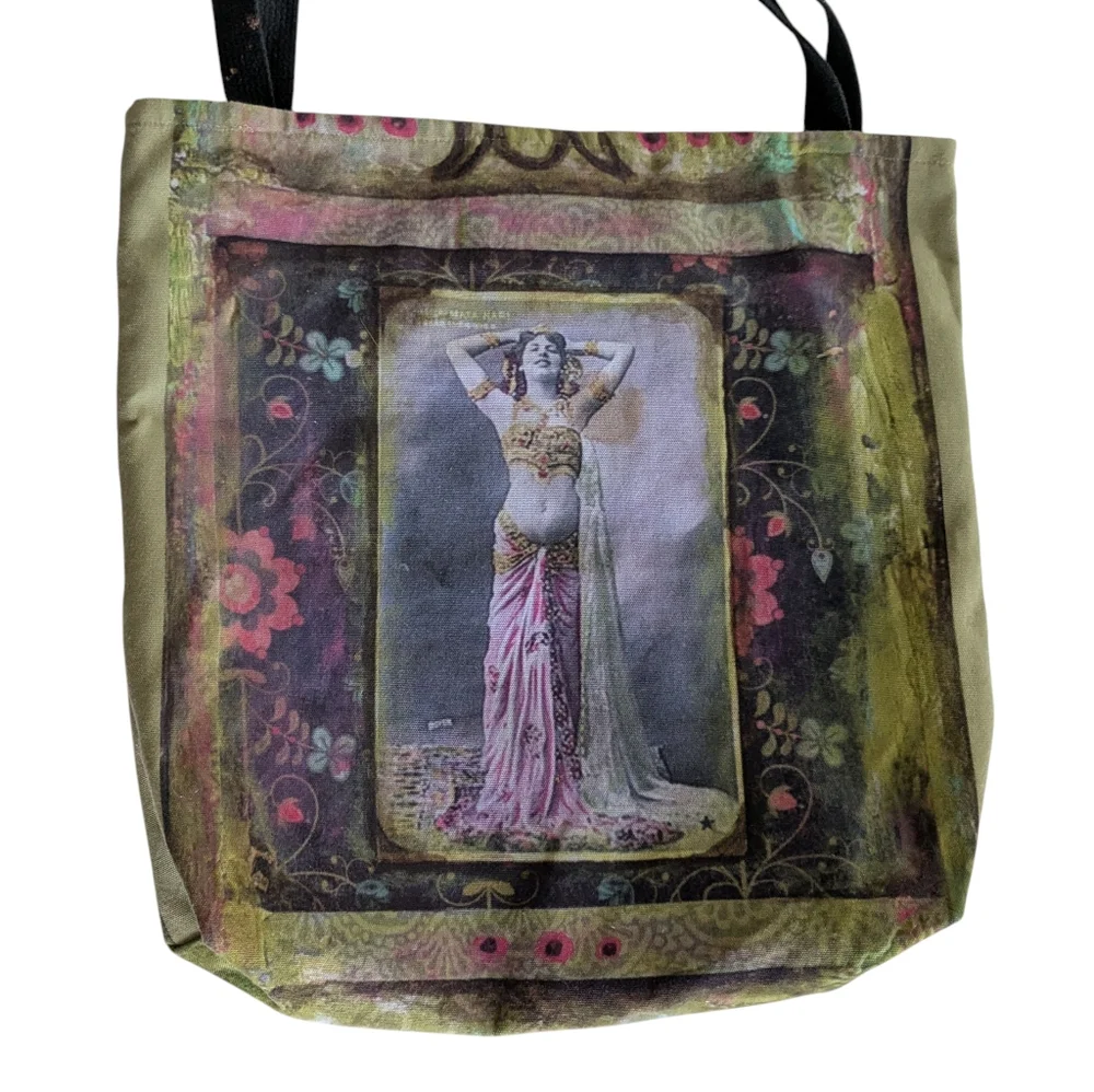 Pixels Mata Hari Art Tote Bag